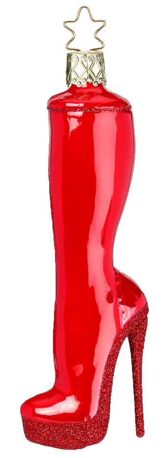 Red Seductive Heel Ornament by Inge Glas of Germany