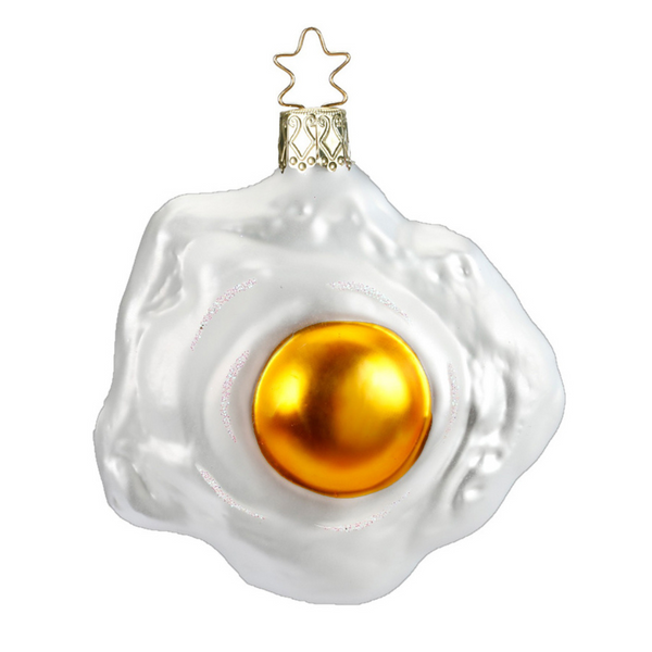 Fried Egg Ornament by Inge Glas of Germany