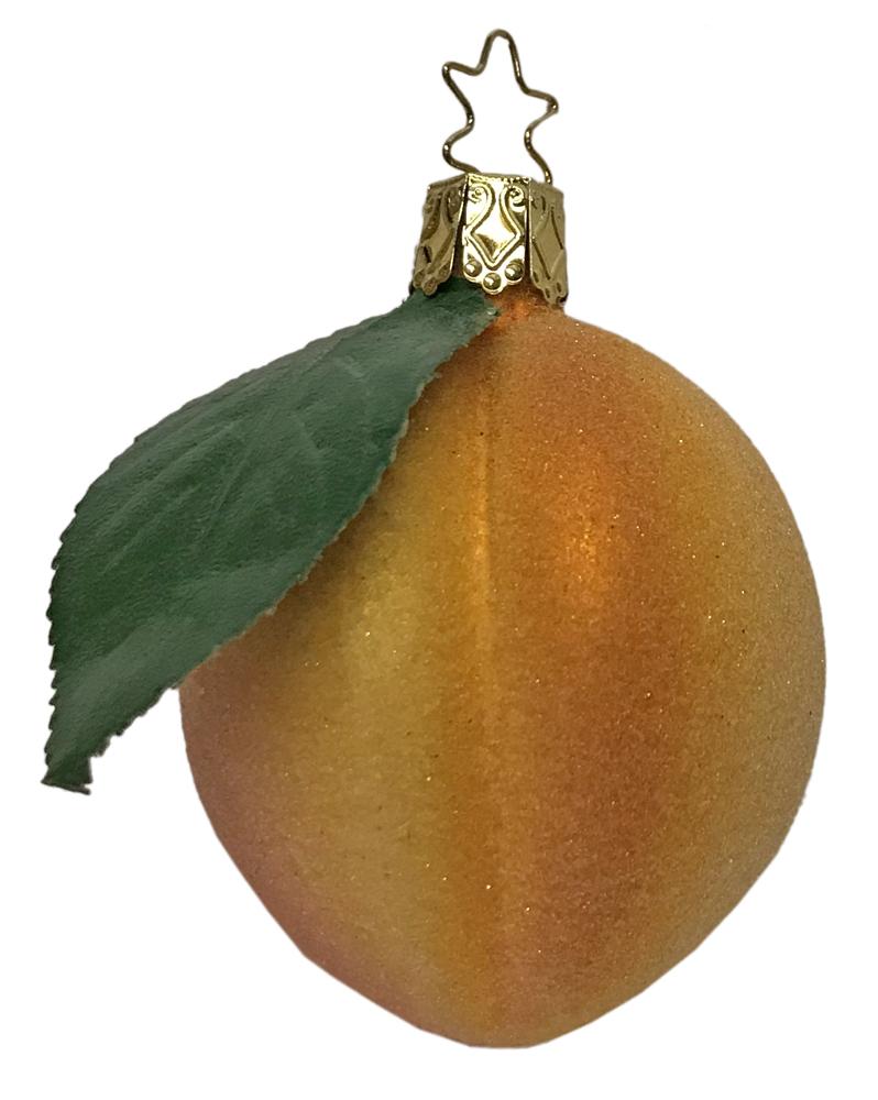 Golden Plum with leaf  by Inge Glas of Germany