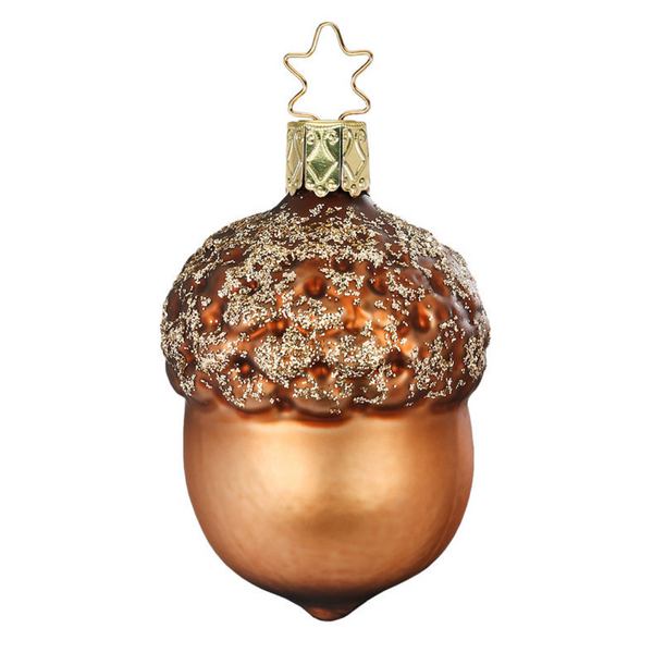 Chestnut Acorn Ornament by Inge Glas of Germany
