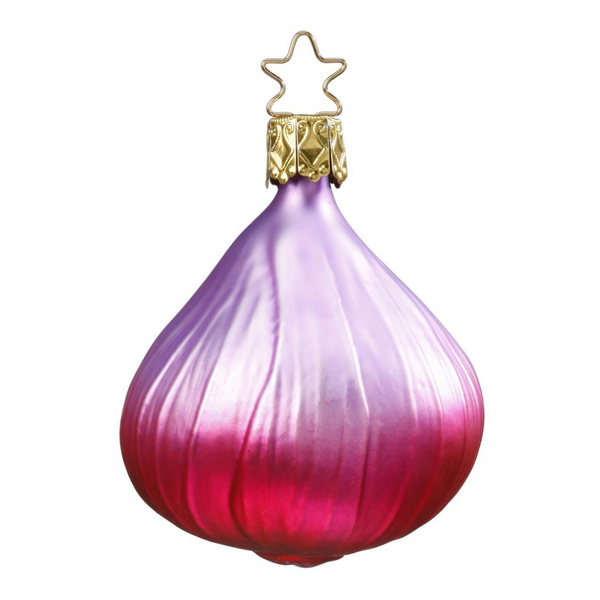 Red Onion Bulb Ornament by Inge Glas of Germany