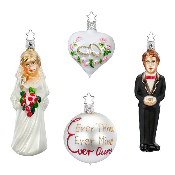 Ever Ours Wedding Gift Set by Inge Glas of Germany