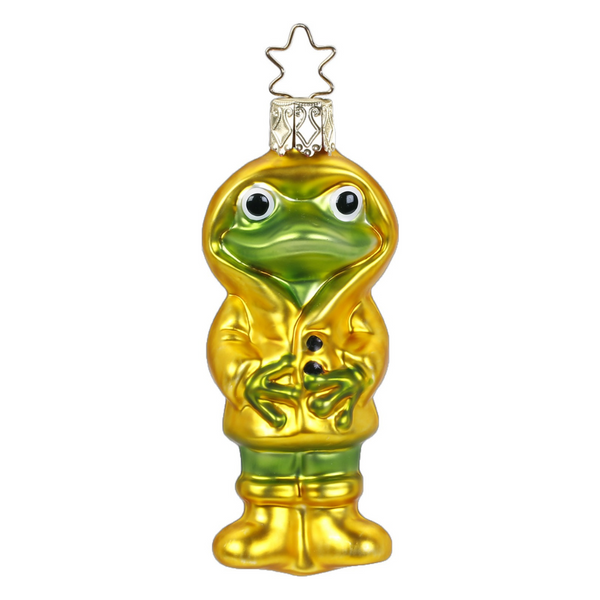 Rainy Frog Ornament by Inge Glas of Germany