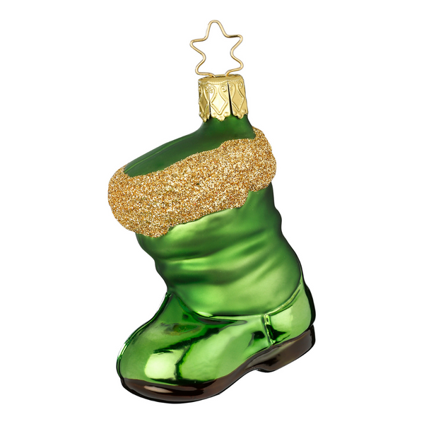 Santa's Boots, Green by Inge Glas of Germany