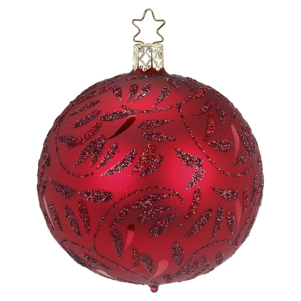 Delights Ball, Dark red, jumbo by Inge Glas of Germany