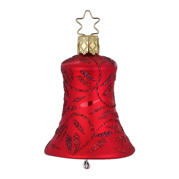 Delights Bell, Dark red, small by Inge Glas of Germany