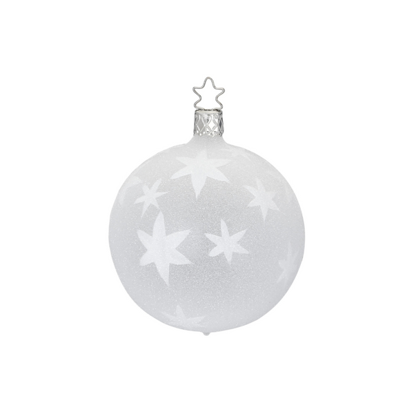 Transparent Stars Ball, small by Inge Glas of Germany