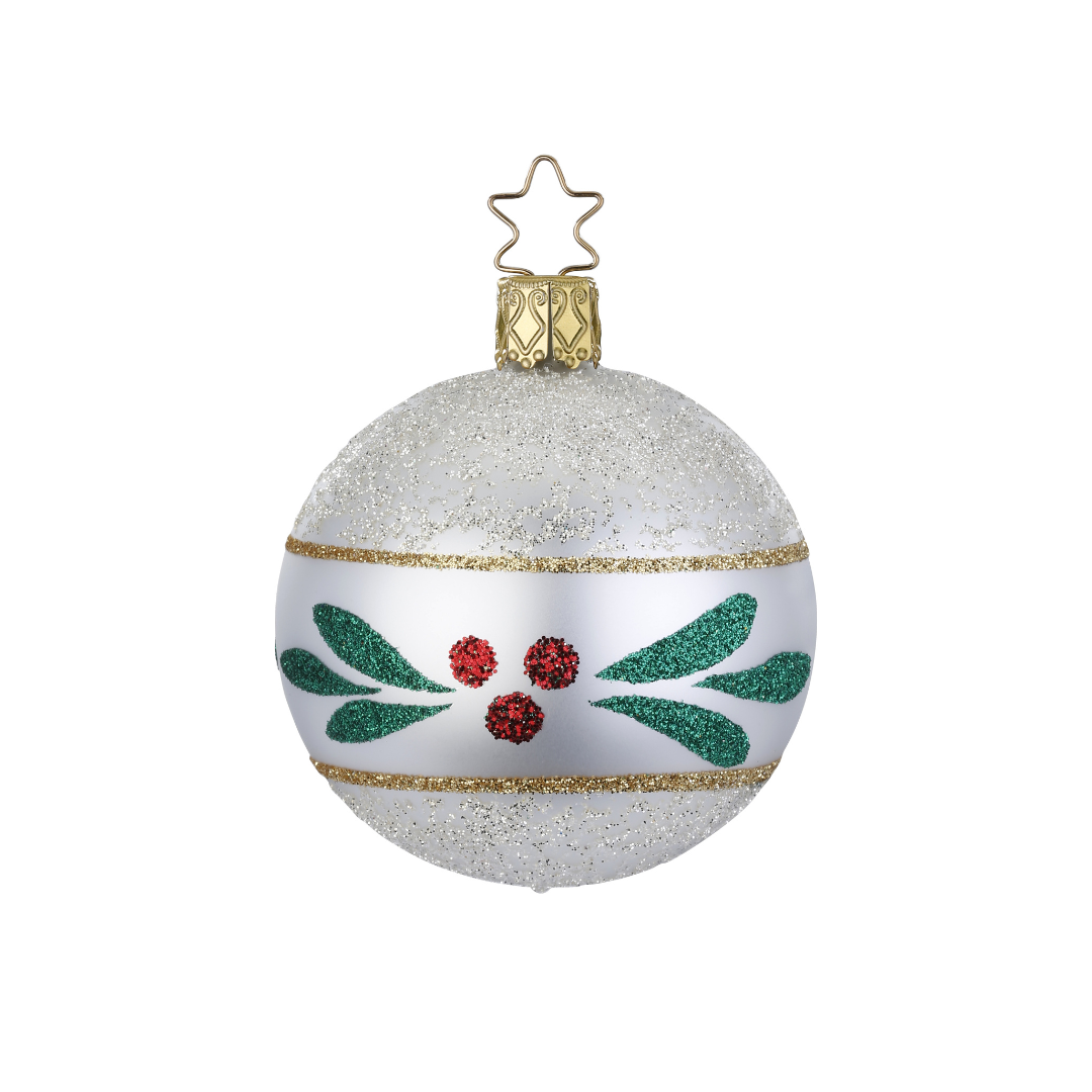 Mistletoe Ball, 6cm by Inge Glas of Germany