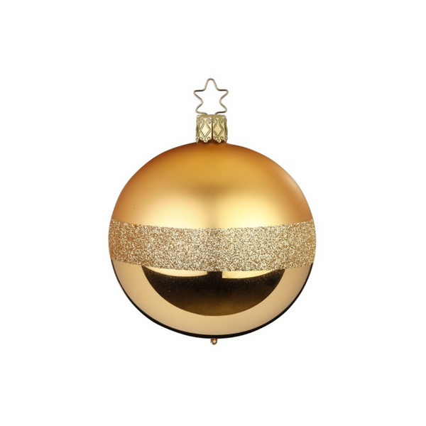 Gold stripe Ball, Small,by Inge Glas of Germany