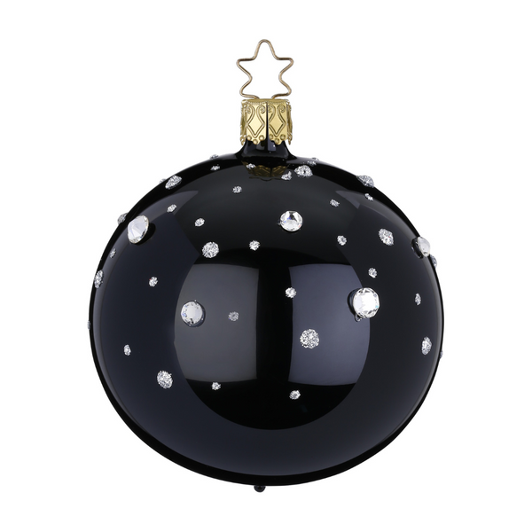 Star Shower Ball, Black Pearl by Inge Glas of Germany