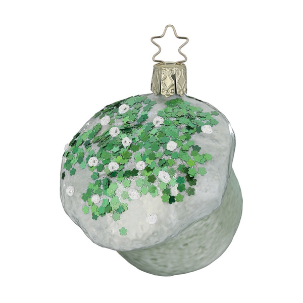 Muffin Ornament, Green by Inge Glas of Germany