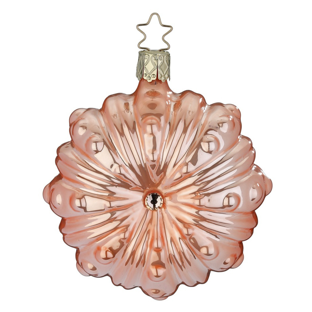 Pastel Blooms, peach Ornament by Inge Glas of Germany