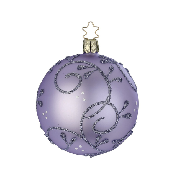 Romance Ornament, Soft Lilac Matte by Inge Glas of Germany