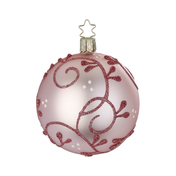Romance Ornament, Cotton Candy Matte by Inge Glas of Germany