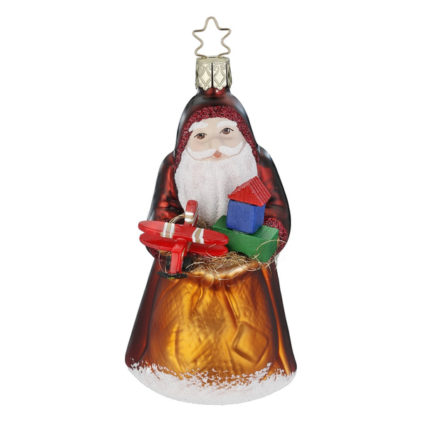Father Christmas Ornament by Inge Glas of Germany