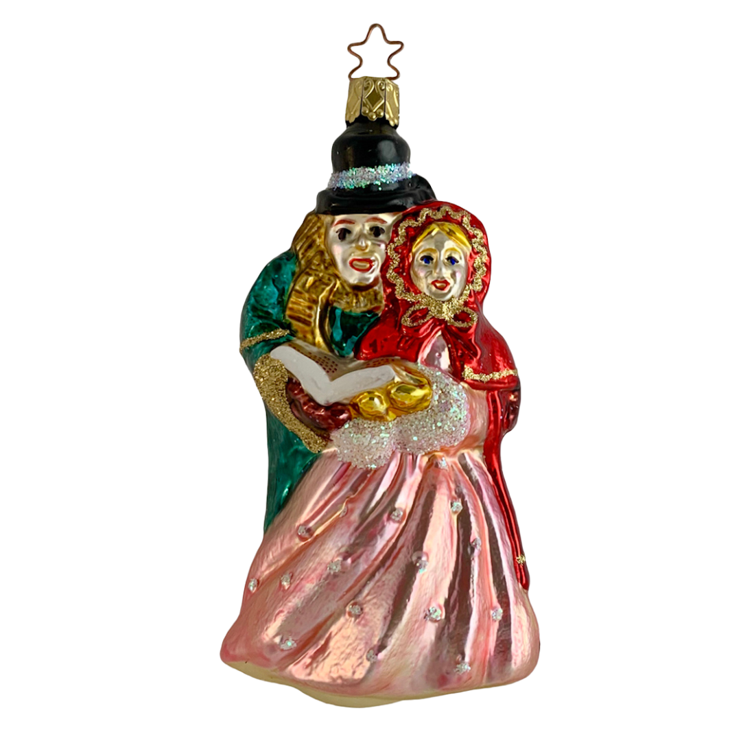 Christmas Carolers Ornament by Inge Glas of Germany