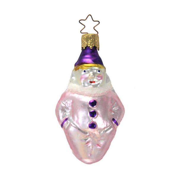 Jester with Purple Hat Ornament by Inge Glas of Germany