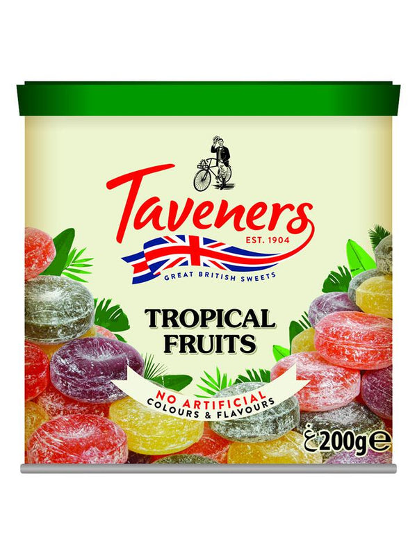 Taveners British TROPICAL FRUIT DROPS