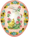 Easter Greetings 15cm Decoupage Cardboard German Fillable Easter Egg by Nestler GmbH
