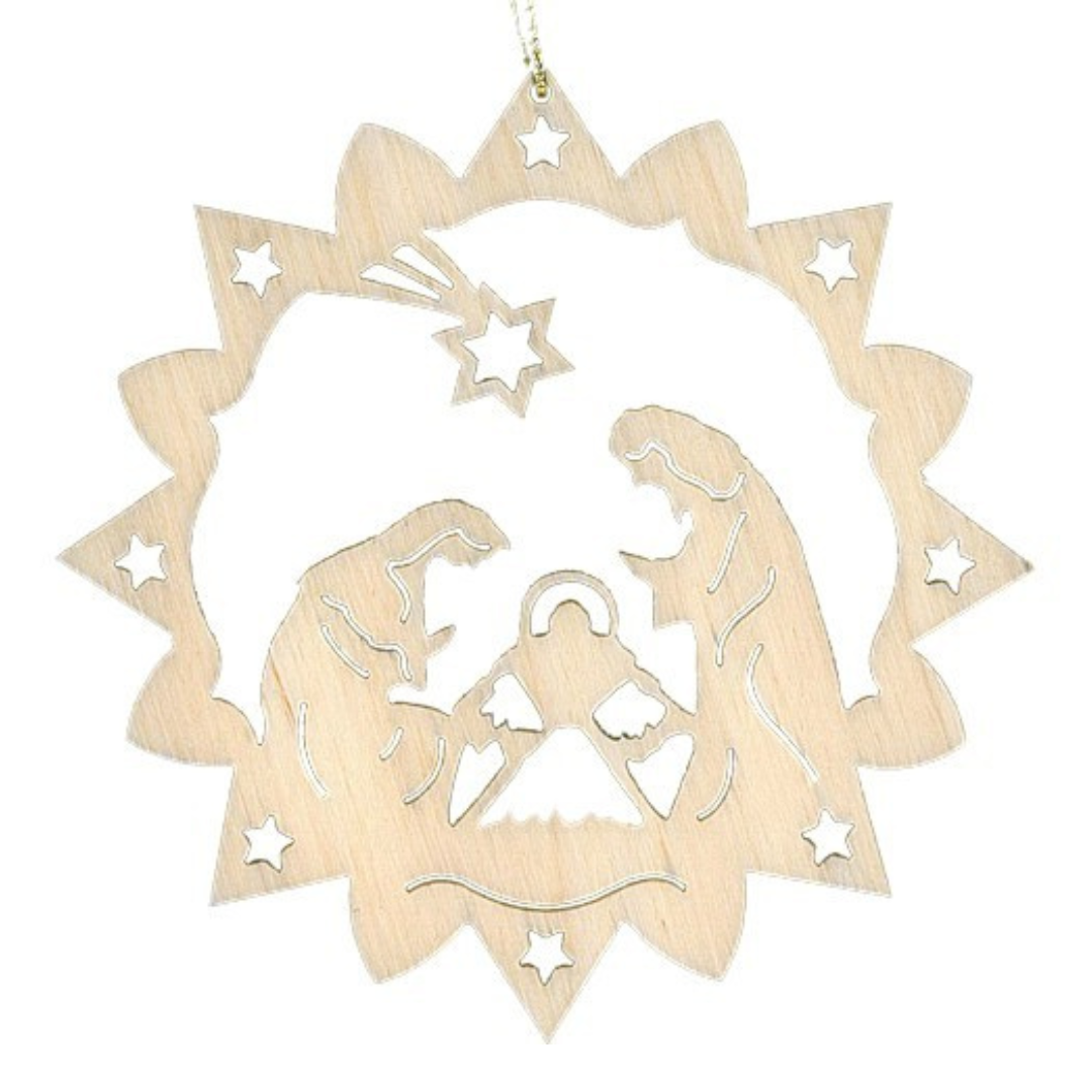 Ornaments in Star Frame by Kunstgewerbe Lenk and Sohn