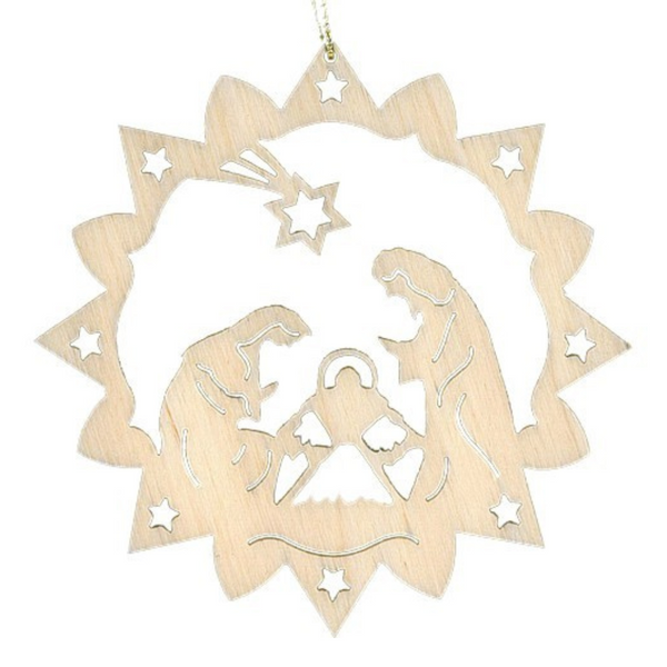 Ornaments in Star Frame by Kunstgewerbe Lenk and Sohn