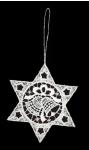 Lace Bells in Star Ornament by StiVoTex Vogel