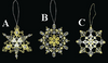 Lace Gold & White Snowflake Ornament by Stickservice Patrick Vogel