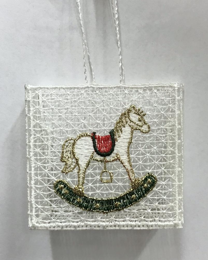Rocking Horse Bag Ornament by StiVoTex Vogel