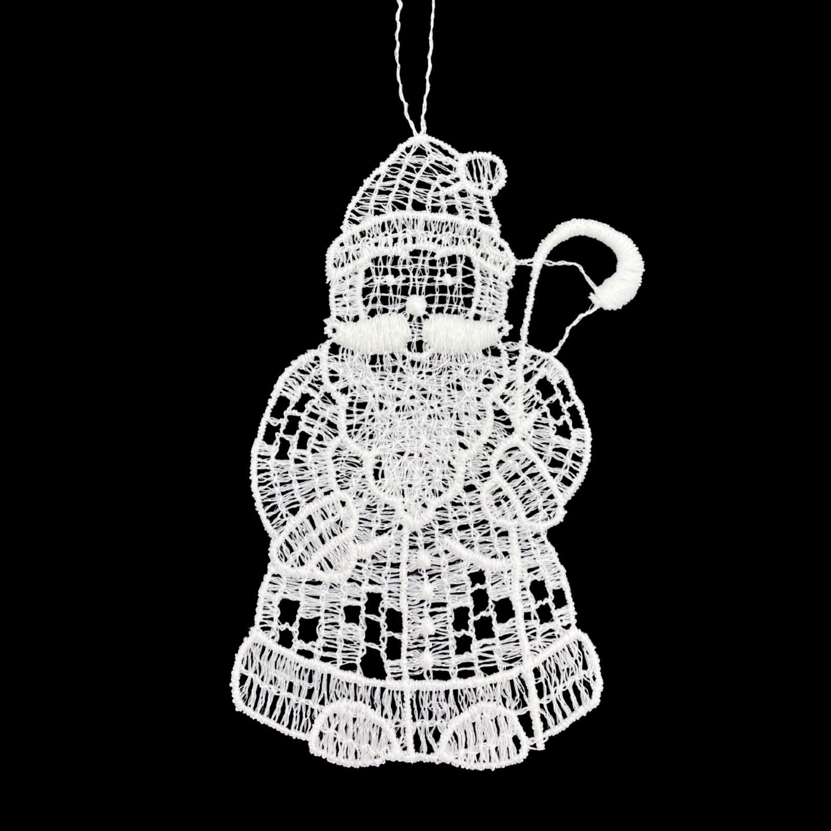 Lace Santa Claus Ornament by StiVoTex Vogel