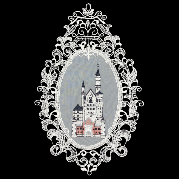 Neuschwanstein in Lace Frame by StiVoTex Vogel