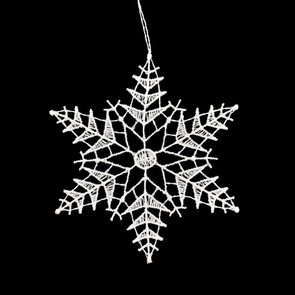 Snow Star #6 Ornament by StiVoTex Vogel