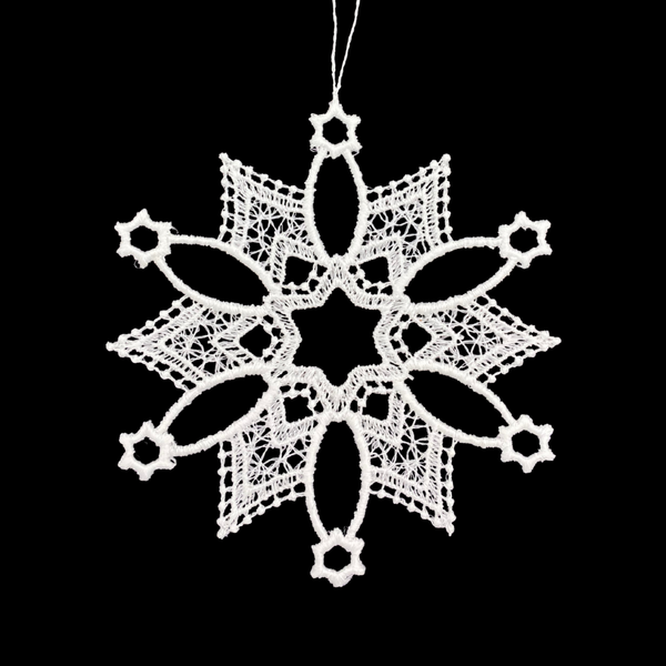 Lace Star  three Ornament by StiVoTex Vogel