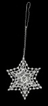 Lace Small Snowstar Three Ornament by StiVoTex Vogel