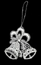 Lace Double Bell Ornament by StiVoTex Vogel