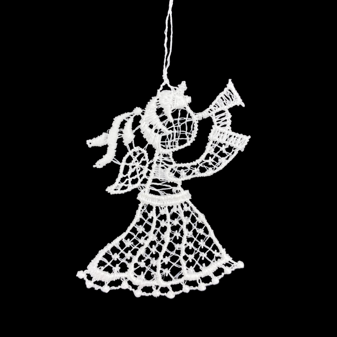 Small Lace Angel Ornament by StiVoTex Vogel