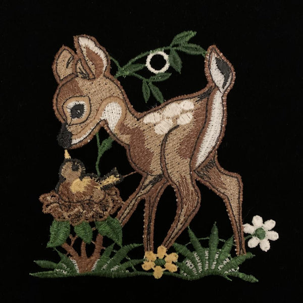 Lace Deer with bird