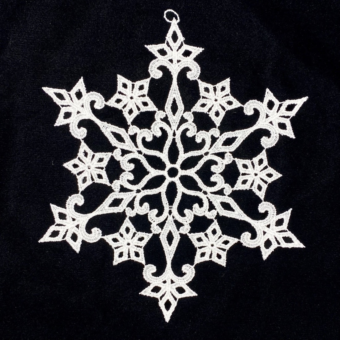 Lace Large Flower Snowflake Window Hanging by StiVoTex Vogel