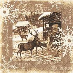 Vintage Deer Paper Luncheon Napkins by Made by Paper and Design GmbH