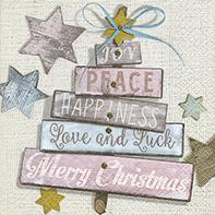 Christmas Wishes Luncheon Size Paper Napkins