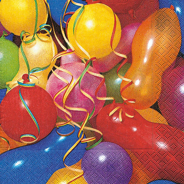 Colorful Balloons Paper Luncheon Size Paper Napkins
