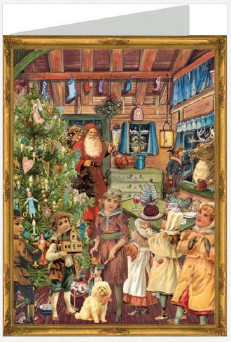 Around the Christmas Tree Card by Richard Sellmer Verlag