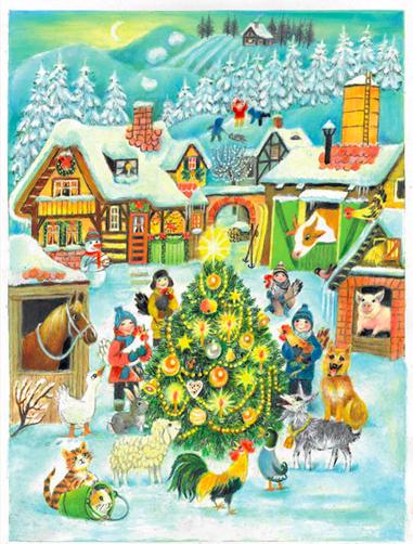 Farm Christmas Advent Calendar by Richard Sellmer Verlag
