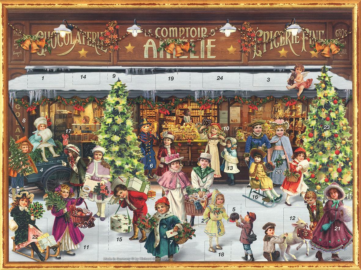 Victorian Stalls Advent Calendar by Richard Sellmer Verlag