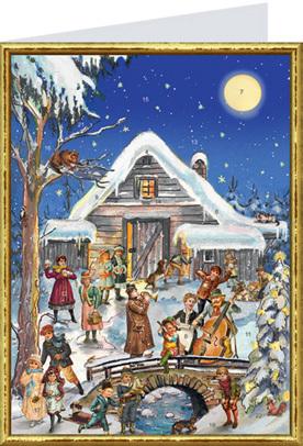 Bridge Advent Calendar Card by Richard Sellmer Verlag