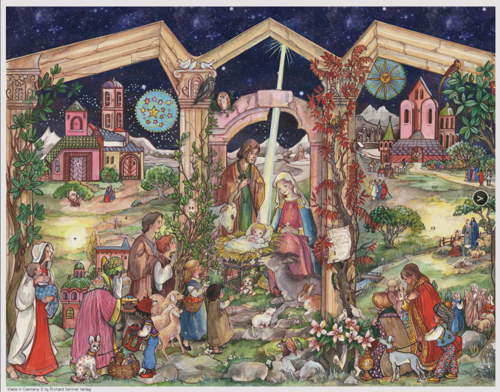 Holy Family Advent Calendar by Richard Sellmer Verlag