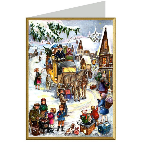Horse and Carriage Card by Richard Sellmer Verlag