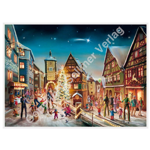 Rothenburg Advent Calendar by Richard Sellmer Verlag