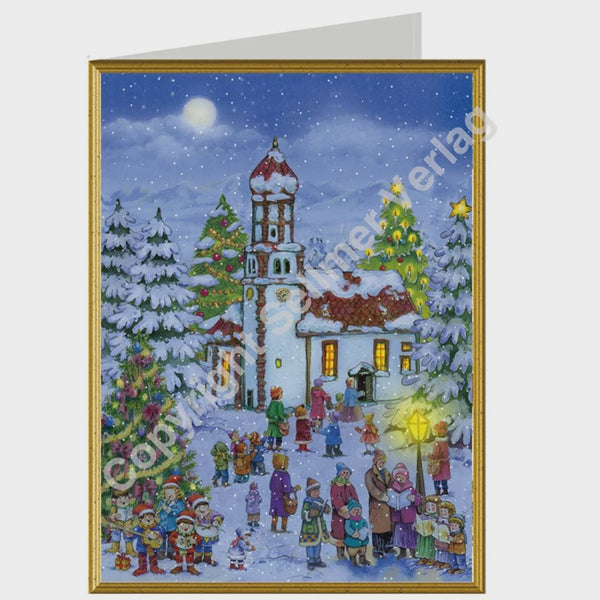 Christmas Chapel Card by Richard Sellmer Verlag