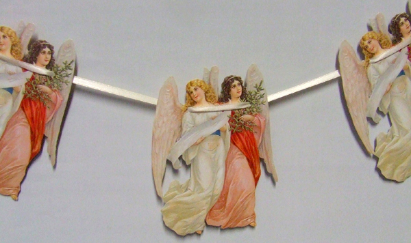 Victorian Style Scrap Angels Garland by Ernst Freihoff Papierwaren