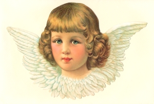 Angel Victorian Standup Card by Ernst Freihoff Papierwaren